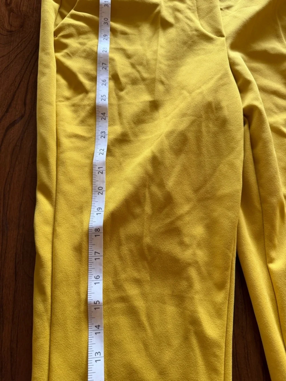 Jules & Leopold Golden Yellow Ankle Pants NWT L - Picture 5 of 8
